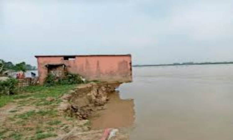 Bihar Flood: “रहने के लिए जमीन नहीं…” महानंदा का कहर, कई घर नदी में समाए