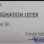 Resignation Letter